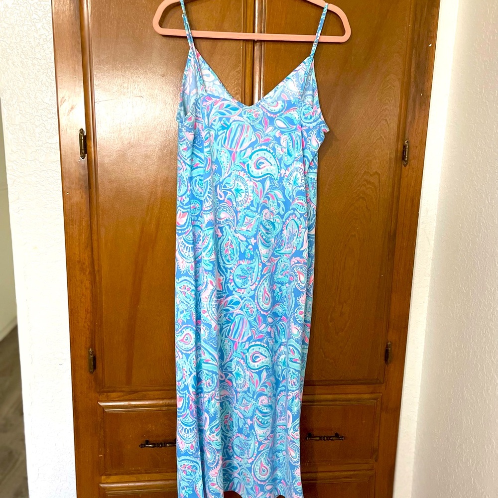 Lilly Pulitzer Maretta bias midi dress
